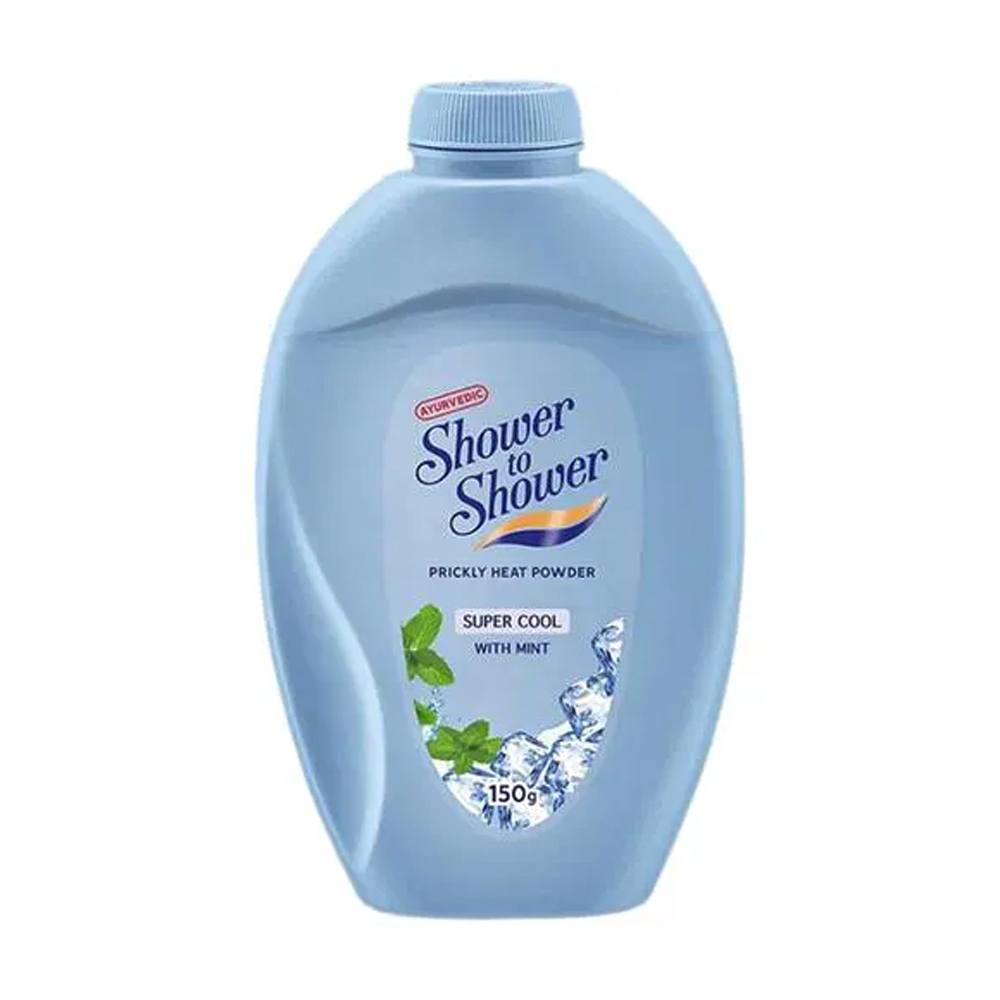 Shower to Shower Super Cool Prickly Heat Powder 150g 