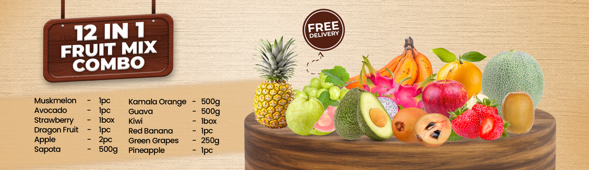 12 in 1 fruit Mix Combo