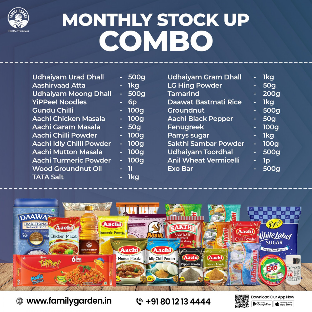 Monthly Stock Up Combo