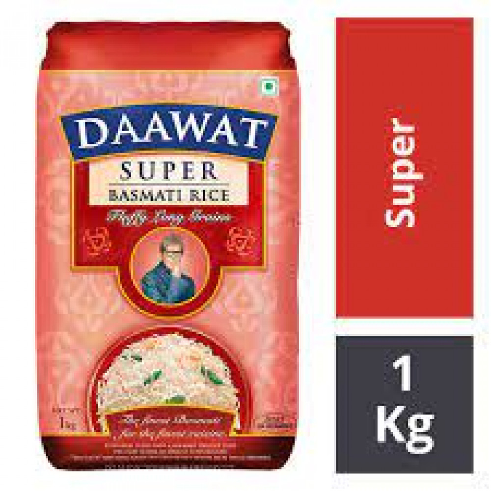 Daawat Super Bastmati Rice 1kg 